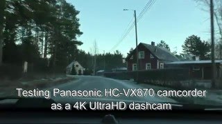 4K UltraHD dashcam