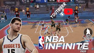 I WENT INTO OT WITH A YOUTUBER IN NBA INFINITE! 😳