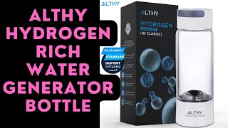 ALTHY Hydrogen Rich Water Generator Bottle