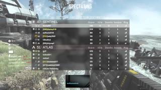 cod aw hardcore teamdeath match with m1 irons pistol