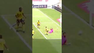 Unexpected goal in footbal history