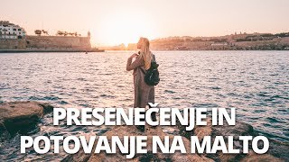 Presenečenje in potovanje na Malto | Vlog OnWhiteSurface