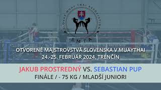 Jakub Prostredný vs. Sebastian Pup / MSR v Muaythai SMTA 2024