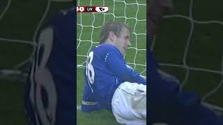 Phil Neville save on the line in 2007-08 Merseyside derby