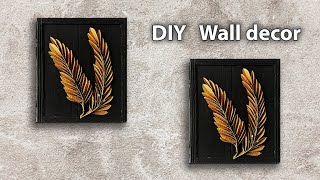 CARDBOARD REALISTIC LEAVES | DIY Home Decor Ideas | Paper Leaves #liveartshobbyhub