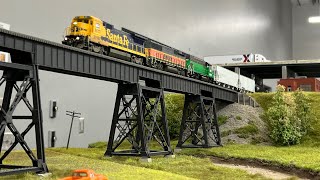 2023 Spring Creek Model Trains Free-Mo Setup!