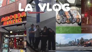 LA day in my life★VLOG, amoeba music, the grove, Hollywood blvd and more