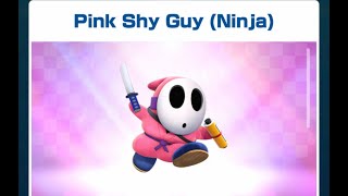 Mario Kart Tour - Character Showcases: Pink Shy Guy (Ninja)