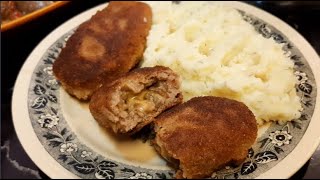 ЗРАЗЫ МЯСНЫЕ С СЫРНО-ГРИБНОЙ НАЧИНКОЙ, мягкие, нежные, с хрустящей корочкой и сочной начинкой