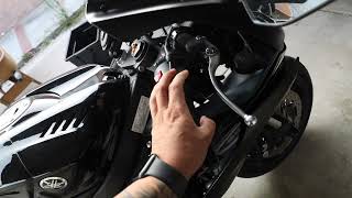 Murdered out by 2020 Yamaha r6!!! *ASV levers*