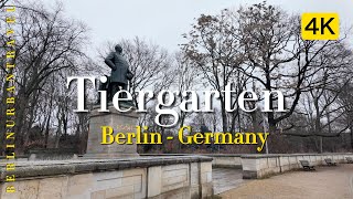 Tiergarten - Berlin | Germany Walking Tour 4K 🇩🇪