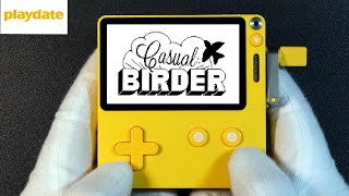 Casual Birder Panic Playdate Handheld Gameplay