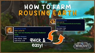 Best spot to farm Awakened earth  |  Rousing earth | WORLD OF WARCRAFT DRAGONFLIGHT