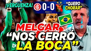 PERIODISTAS BRASILEÑOS LLORAN POR ELIMINACIÓN DE INTERNACIONAL VS MELGAR EN LA COPA SUDAMERICANA