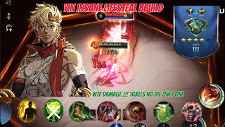 WTF DAMAGE !!  Yin Insane Lifesteal Build -Lifesteal Build Yin The Real Monster .2024