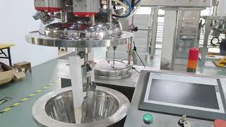 10L lab vacuum emulsifying mixer，cream making machine cosmetic，face cream making machine