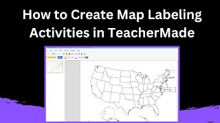 How to Create an Online Map Labeling Activity With TeacherMade