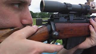 1944 World War Two Lee Enfield 303 Canadian Sniper Rifle