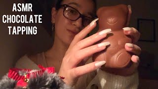 asmr | tapping and scratching on chocolate 🤎