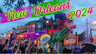 Masquerade Extravaganza rolling in New Orleans / Krewe of Endymion 2024💜💛💚⚜️