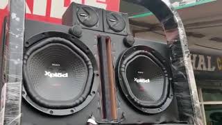 2 xplod sony woofer with twitters and speakers| Rehal system |Woofer system on tractor|