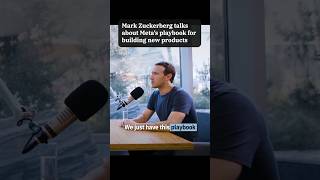 Zucks talks about Meta’s playbook for building new products #shorts