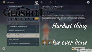 HARDEST THING IVE EVER DONE IN GENSHIN IMPACT| Midsummer Courtyard- Ascend: Clear The Ruins Quest