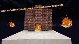 minecraft pamoka: automatiškai užsidegantis židinys