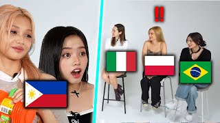 People Try to Speak Tagalog For the First Time! (Italia, U.S, Brazil, Korea, Poland..)