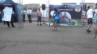 Awesome football freestyle by Russian champs of FF