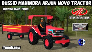 Bussid New Mahindra Arjun Novo tractor mod download | Bussid New Mods | Tractor mod Bussid released