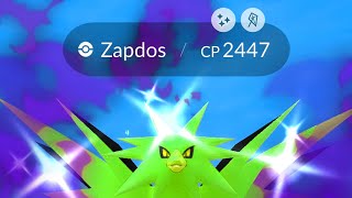 Finally! Got Shadow Shiny Zapdos From Raids