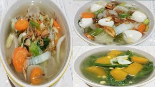 3 MENU PRAKTIS SAYUR BERKUAH || ENAK DAN MUDAH DIBUAT @Dapurmirdayan #sayurbeningbayam #sayurbening