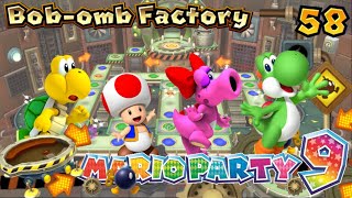 Mario Party 9 Party Mode #58 Bob-omb Factory