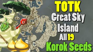 All Great Sky Island Korok Seeds (19) | Tears of the Kingdom #totk