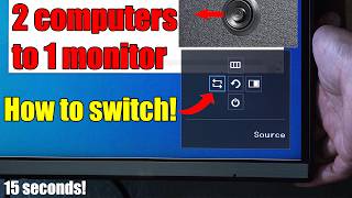 How to Change SOURCE on SAMSUNG Monitor