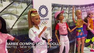 Mattel Barbie Olympic Sports Dolls - New York Toy Fair 2020