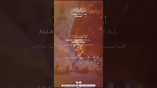 Surah Ikhlas #alquranulkareem Masha'Allah beautiful voice with video❤️💗💗💝💕💞 #foryou #newyear #2024