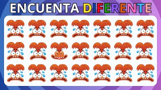 Encuentra el Diferente INTENSAMENTE 2🎬 ¿Quién es el Diferente?🕵️‍♂️🔍|Desafío Visual INTENSAMENTE 2