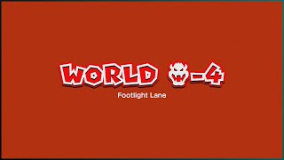 Super Mario 3D World - Bowser-4: Footlight Lane (100%)