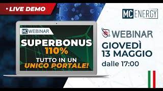 13.05.21 - SUPERBONUS 110%  Tutto in un unico portale