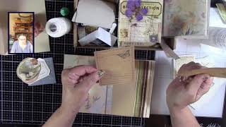 Your Creative Studio unboxing.  Look at all this beautiful ephemera, stamps and washi! part 4