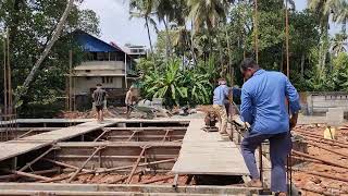 plinth beam concreting