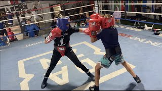 KIDS SPARRING AT THE BOXING GYM!!!