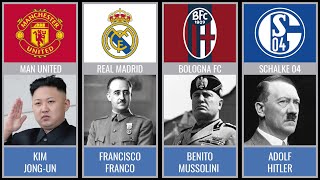 FOOTBALL CLUBS OF IMPORTANT POLITICIANS AND DICTATORS