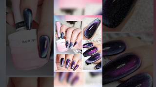 cat eye nail polish #nailart #shorts