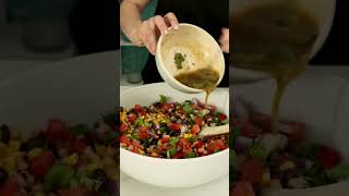 Cowboy Caviar with Chipotle Lime Dressing