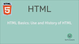 Html Basics | Let's Learn