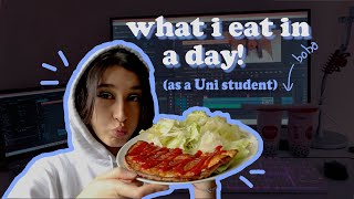 what I eat in a day *realistic and somewhat healthy*