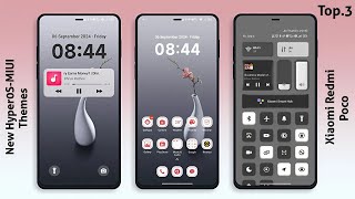 3 Premium HyperOS Themes for Xiaomi,Redmi,Poco 🤩 | HyperOS Amazing  Themes